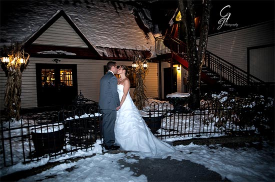 Saratoga winter wedding